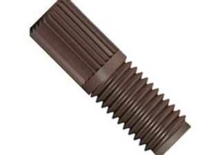 Flangeles Nut PPS Headless 1/4-28 Flat-Bottom 1/8" OD - Natural