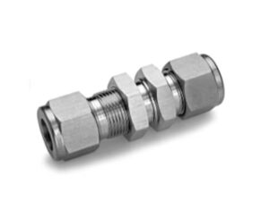 BULKHEAD UNION SS 1/4" COMPRESSION