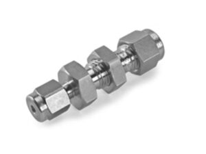 BLKHD RED UNION SS 1/4" x 1/8" COMP