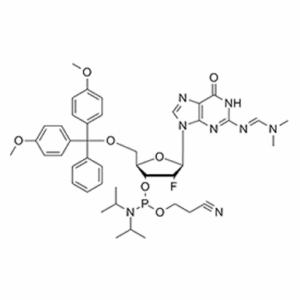 N2-dmf-5'-O-DMT-2'-fluoro-dG-CE Phosphoramidite